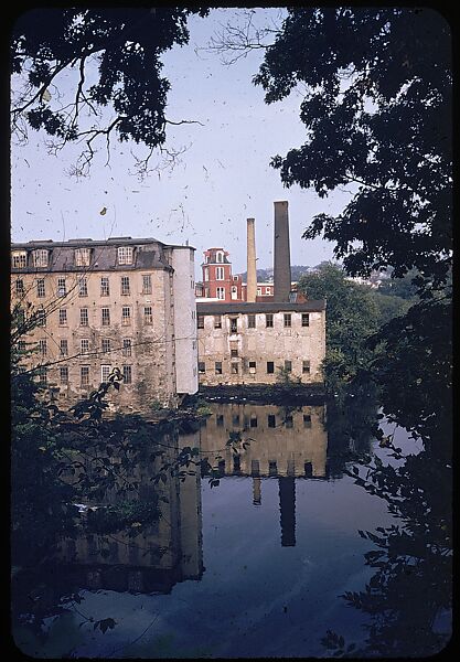 [654 Views of Mills, for Fortune Article "These Dark Satanic Mills"], Walker Evans (American, St. Louis, Missouri 1903–1975 New Haven, Connecticut), Color film transparency