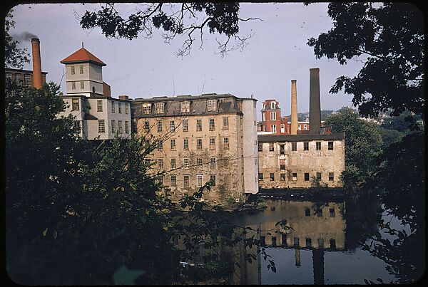 [654 Views of Mills, for Fortune Article "These Dark Satanic Mills"], Walker Evans (American, St. Louis, Missouri 1903–1975 New Haven, Connecticut), Color film transparency