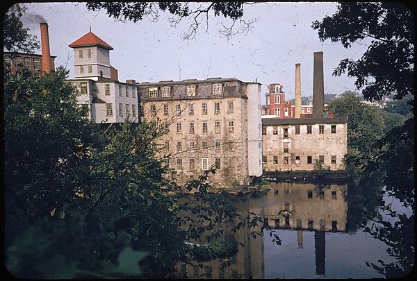 [654 Views of Mills, for Fortune Article "These Dark Satanic Mills"], Walker Evans (American, St. Louis, Missouri 1903–1975 New Haven, Connecticut), Color film transparency