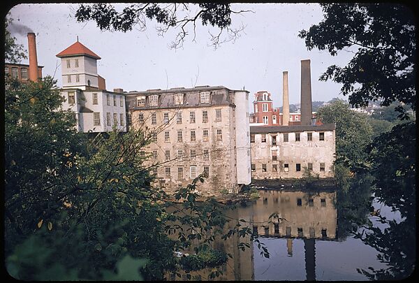 [654 Views of Mills, for Fortune Article "These Dark Satanic Mills"], Walker Evans (American, St. Louis, Missouri 1903–1975 New Haven, Connecticut), Color film transparency