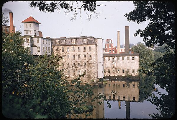[654 Views of Mills, for Fortune Article "These Dark Satanic Mills"], Walker Evans (American, St. Louis, Missouri 1903–1975 New Haven, Connecticut), Color film transparency