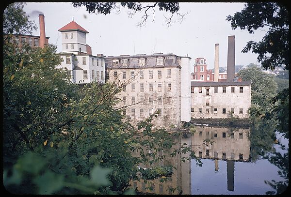 [654 Views of Mills, for Fortune Article "These Dark Satanic Mills"], Walker Evans (American, St. Louis, Missouri 1903–1975 New Haven, Connecticut), Color film transparency