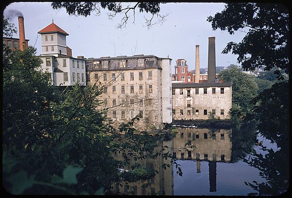 [654 Views of Mills, for Fortune Article "These Dark Satanic Mills"], Walker Evans (American, St. Louis, Missouri 1903–1975 New Haven, Connecticut), Color film transparency