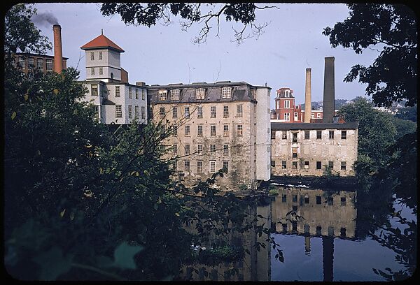 [654 Views of Mills, for Fortune Article "These Dark Satanic Mills"], Walker Evans (American, St. Louis, Missouri 1903–1975 New Haven, Connecticut), Color film transparency