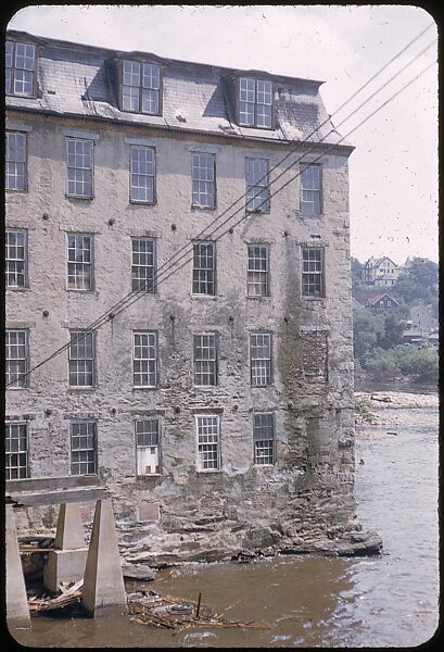 [654 Views of Mills, for Fortune Article "These Dark Satanic Mills"], Walker Evans (American, St. Louis, Missouri 1903–1975 New Haven, Connecticut), Color film transparency