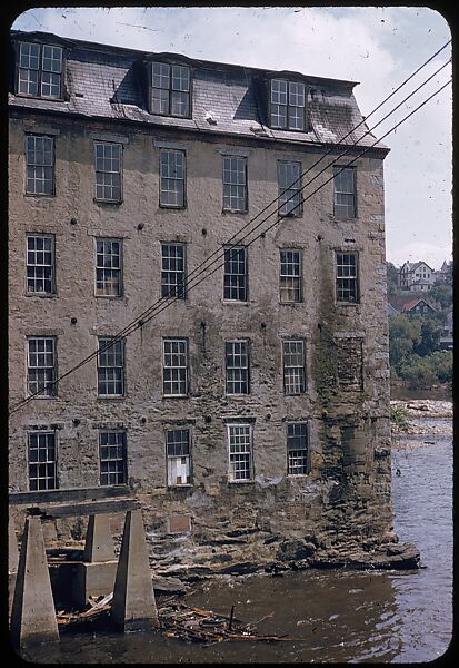 [654 Views of Mills, for Fortune Article "These Dark Satanic Mills"], Walker Evans (American, St. Louis, Missouri 1903–1975 New Haven, Connecticut), Color film transparency