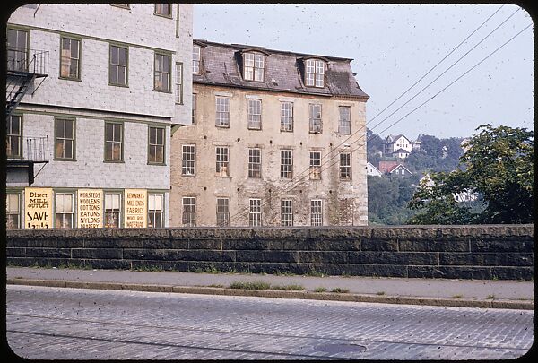 [654 Views of Mills, for Fortune Article "These Dark Satanic Mills"], Walker Evans (American, St. Louis, Missouri 1903–1975 New Haven, Connecticut), Color film transparency