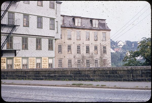 [654 Views of Mills, for Fortune Article "These Dark Satanic Mills"], Walker Evans (American, St. Louis, Missouri 1903–1975 New Haven, Connecticut), Color film transparency