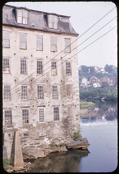 [654 Views of Mills, for Fortune Article "These Dark Satanic Mills"], Walker Evans (American, St. Louis, Missouri 1903–1975 New Haven, Connecticut), Color film transparency