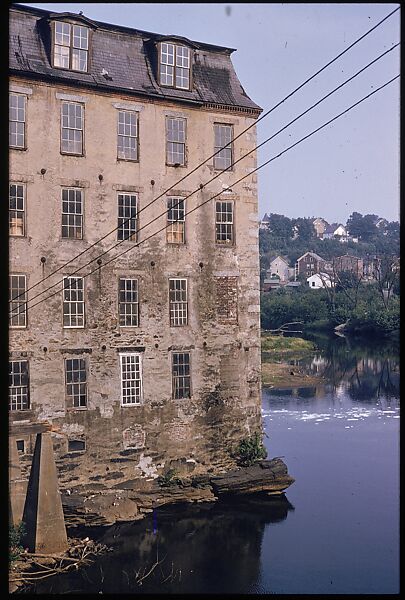 [654 Views of Mills, for Fortune Article "These Dark Satanic Mills"], Walker Evans (American, St. Louis, Missouri 1903–1975 New Haven, Connecticut), Color film transparency