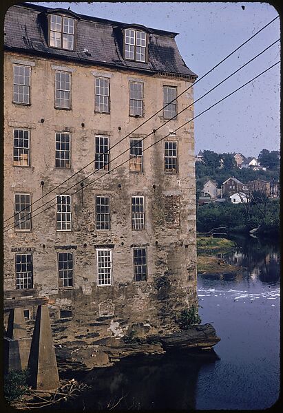 [654 Views of Mills, for Fortune Article "These Dark Satanic Mills"], Walker Evans (American, St. Louis, Missouri 1903–1975 New Haven, Connecticut), Color film transparency