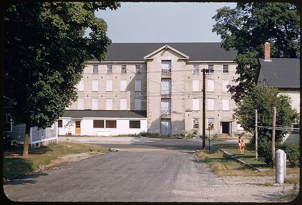 [654 Views of Mills, for Fortune Article "These Dark Satanic Mills"], Walker Evans (American, St. Louis, Missouri 1903–1975 New Haven, Connecticut), Color film transparency