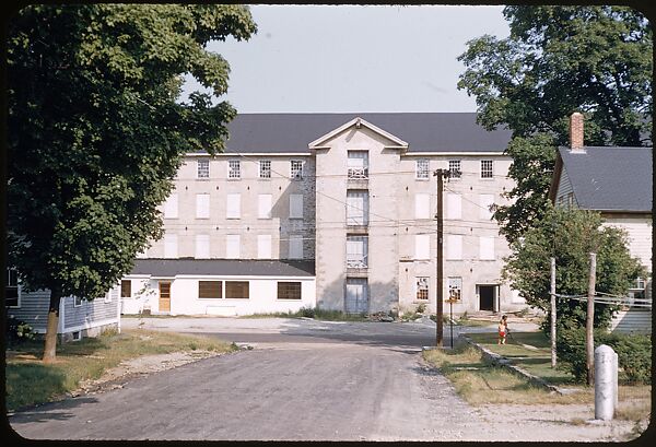 [654 Views of Mills, for Fortune Article "These Dark Satanic Mills"], Walker Evans (American, St. Louis, Missouri 1903–1975 New Haven, Connecticut), Color film transparency