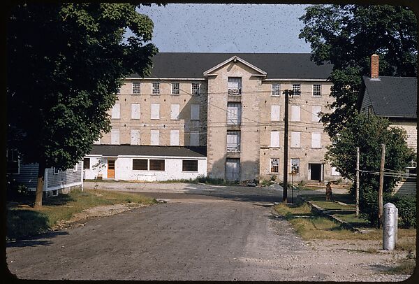 [654 Views of Mills, for Fortune Article "These Dark Satanic Mills"], Walker Evans (American, St. Louis, Missouri 1903–1975 New Haven, Connecticut), Color film transparency