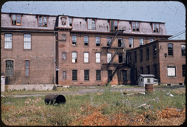 [654 Views of Mills, for Fortune Article "These Dark Satanic Mills"], Walker Evans (American, St. Louis, Missouri 1903–1975 New Haven, Connecticut), Color film transparency