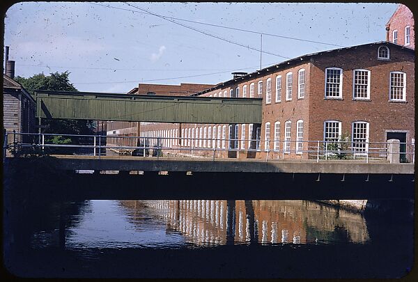 [654 Views of Mills, for Fortune Article "These Dark Satanic Mills"], Walker Evans (American, St. Louis, Missouri 1903–1975 New Haven, Connecticut), Color film transparency