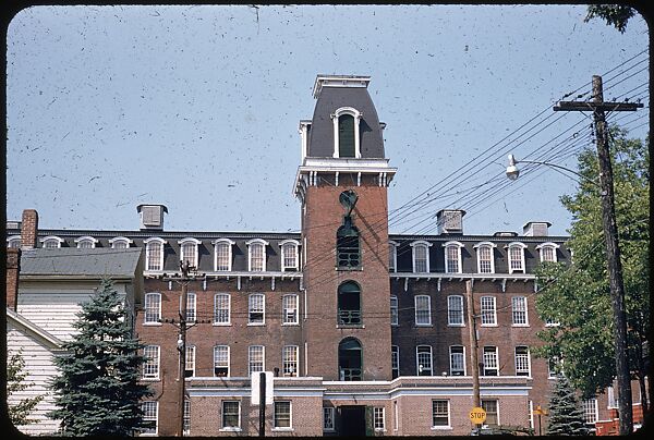 [654 Views of Mills, for Fortune Article "These Dark Satanic Mills"], Walker Evans (American, St. Louis, Missouri 1903–1975 New Haven, Connecticut), Color film transparency