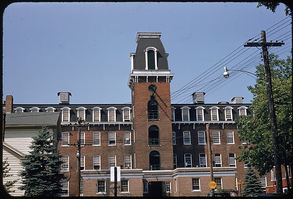 [654 Views of Mills, for Fortune Article "These Dark Satanic Mills"], Walker Evans (American, St. Louis, Missouri 1903–1975 New Haven, Connecticut), Color film transparency