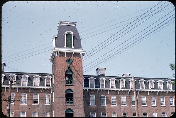 [654 Views of Mills, for Fortune Article "These Dark Satanic Mills"], Walker Evans (American, St. Louis, Missouri 1903–1975 New Haven, Connecticut), Color film transparency