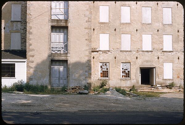 [654 Views of Mills, for Fortune Article "These Dark Satanic Mills"], Walker Evans (American, St. Louis, Missouri 1903–1975 New Haven, Connecticut), Color film transparency