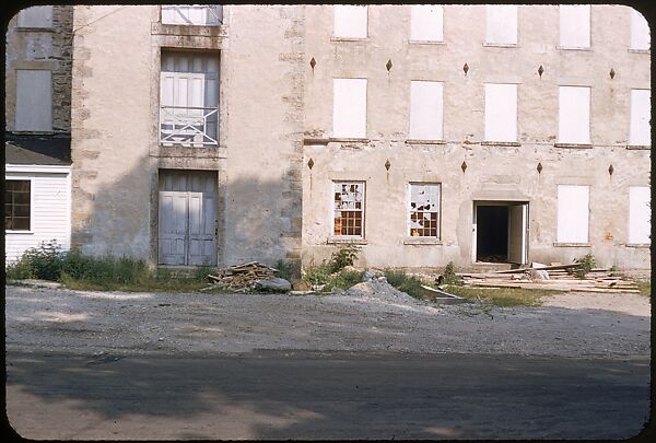 [654 Views of Mills, for Fortune Article "These Dark Satanic Mills"], Walker Evans (American, St. Louis, Missouri 1903–1975 New Haven, Connecticut), Color film transparency