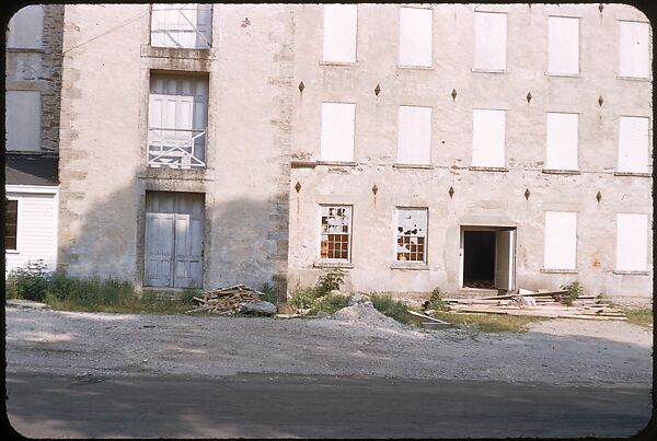 [654 Views of Mills, for Fortune Article "These Dark Satanic Mills"], Walker Evans (American, St. Louis, Missouri 1903–1975 New Haven, Connecticut), Color film transparency