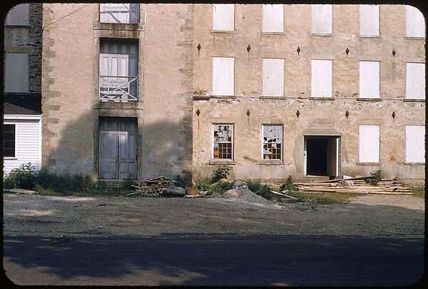 [654 Views of Mills, for Fortune Article "These Dark Satanic Mills"], Walker Evans (American, St. Louis, Missouri 1903–1975 New Haven, Connecticut), Color film transparency
