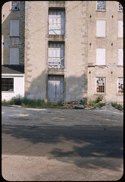 [654 Views of Mills, for Fortune Article "These Dark Satanic Mills"], Walker Evans (American, St. Louis, Missouri 1903–1975 New Haven, Connecticut), Color film transparency