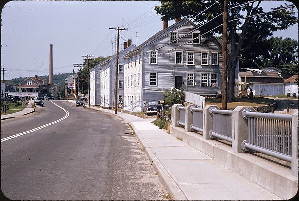 [654 Views of Mills, for Fortune Article "These Dark Satanic Mills"], Walker Evans (American, St. Louis, Missouri 1903–1975 New Haven, Connecticut), Color film transparency