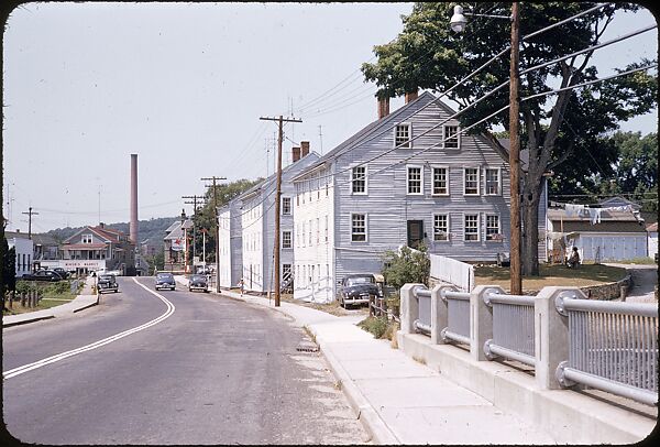 [654 Views of Mills, for Fortune Article "These Dark Satanic Mills"], Walker Evans (American, St. Louis, Missouri 1903–1975 New Haven, Connecticut), Color film transparency