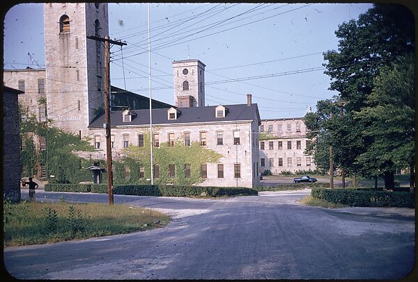 [654 Views of Mills, for Fortune Article "These Dark Satanic Mills"], Walker Evans (American, St. Louis, Missouri 1903–1975 New Haven, Connecticut), Color film transparency