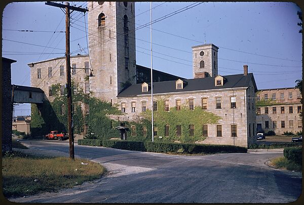 [654 Views of Mills, for Fortune Article "These Dark Satanic Mills"], Walker Evans (American, St. Louis, Missouri 1903–1975 New Haven, Connecticut), Color film transparency