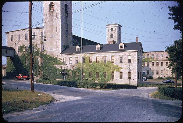 [654 Views of Mills, for Fortune Article "These Dark Satanic Mills"], Walker Evans (American, St. Louis, Missouri 1903–1975 New Haven, Connecticut), Color film transparency