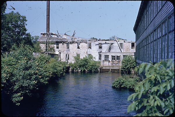 [654 Views of Mills, for Fortune Article "These Dark Satanic Mills"], Walker Evans (American, St. Louis, Missouri 1903–1975 New Haven, Connecticut), Color film transparency