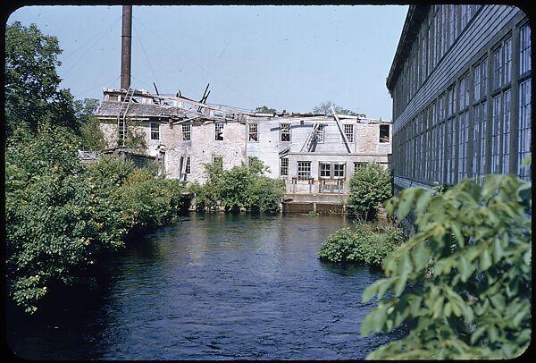 [654 Views of Mills, for Fortune Article "These Dark Satanic Mills"], Walker Evans (American, St. Louis, Missouri 1903–1975 New Haven, Connecticut), Color film transparency