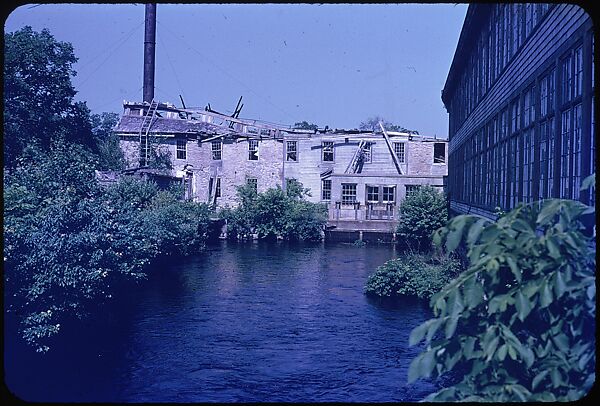 [654 Views of Mills, for Fortune Article "These Dark Satanic Mills"], Walker Evans (American, St. Louis, Missouri 1903–1975 New Haven, Connecticut), Color film transparency