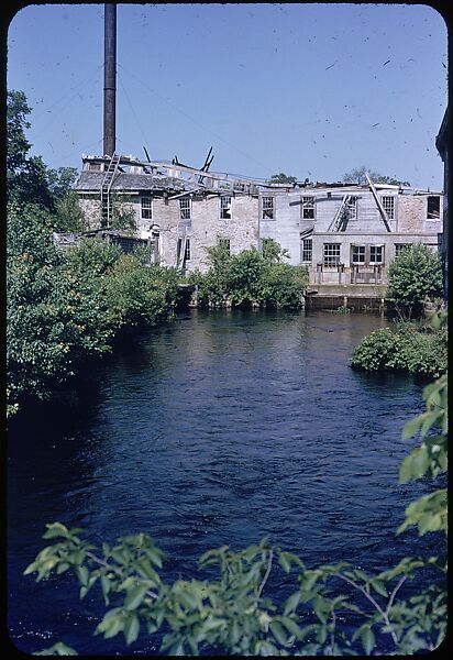 [654 Views of Mills, for Fortune Article "These Dark Satanic Mills"], Walker Evans (American, St. Louis, Missouri 1903–1975 New Haven, Connecticut), Color film transparency