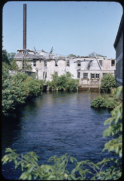 [654 Views of Mills, for Fortune Article "These Dark Satanic Mills"], Walker Evans (American, St. Louis, Missouri 1903–1975 New Haven, Connecticut), Color film transparency
