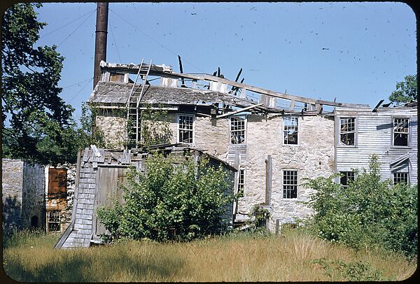 [654 Views of Mills, for Fortune Article "These Dark Satanic Mills"], Walker Evans (American, St. Louis, Missouri 1903–1975 New Haven, Connecticut), Color film transparency