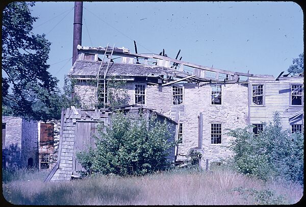 [654 Views of Mills, for Fortune Article "These Dark Satanic Mills"], Walker Evans (American, St. Louis, Missouri 1903–1975 New Haven, Connecticut), Color film transparency