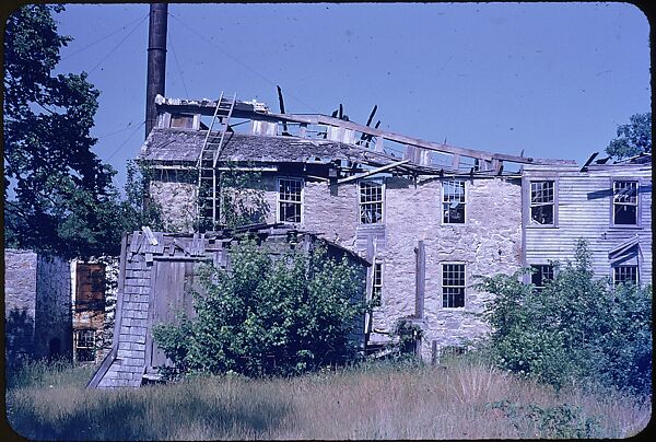 [654 Views of Mills, for Fortune Article "These Dark Satanic Mills"], Walker Evans (American, St. Louis, Missouri 1903–1975 New Haven, Connecticut), Color film transparency