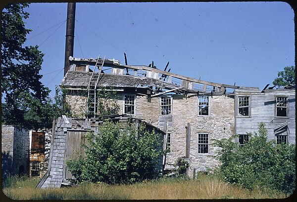 [654 Views of Mills, for Fortune Article "These Dark Satanic Mills"], Walker Evans (American, St. Louis, Missouri 1903–1975 New Haven, Connecticut), Color film transparency