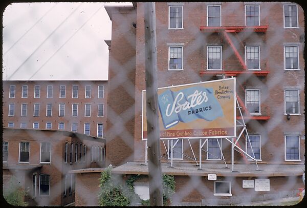 [654 Views of Mills, for Fortune Article "These Dark Satanic Mills"], Walker Evans (American, St. Louis, Missouri 1903–1975 New Haven, Connecticut), Color film transparency