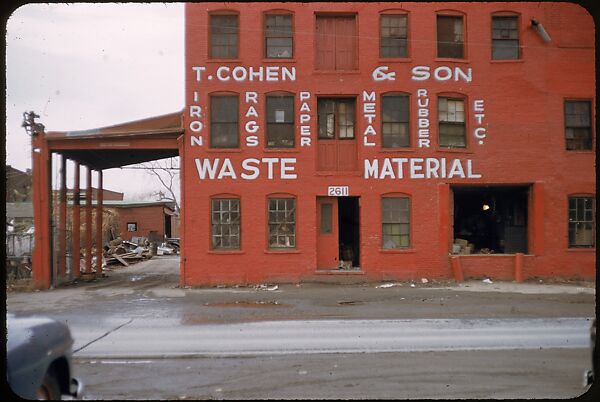 [654 Views of Mills, for Fortune Article "These Dark Satanic Mills"], Walker Evans (American, St. Louis, Missouri 1903–1975 New Haven, Connecticut), Color film transparency