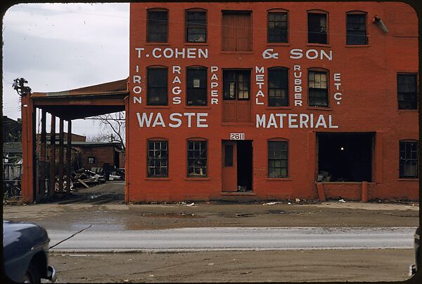 [654 Views of Mills, for Fortune Article "These Dark Satanic Mills"], Walker Evans (American, St. Louis, Missouri 1903–1975 New Haven, Connecticut), Color film transparency