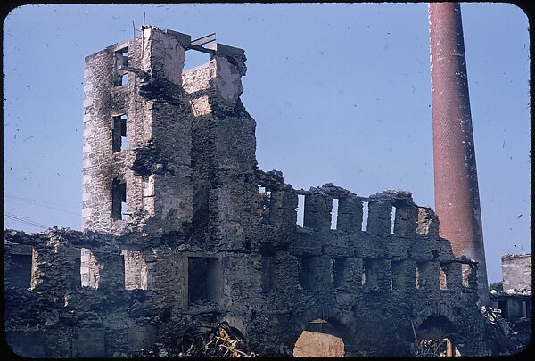 [654 Views of Mills, for Fortune Article "These Dark Satanic Mills"], Walker Evans (American, St. Louis, Missouri 1903–1975 New Haven, Connecticut), Color film transparency