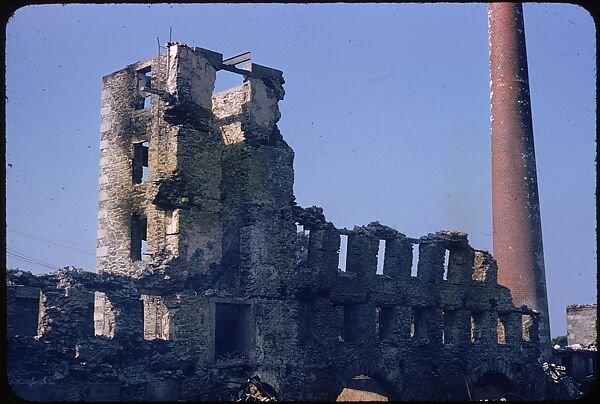 [654 Views of Mills, for Fortune Article "These Dark Satanic Mills"], Walker Evans (American, St. Louis, Missouri 1903–1975 New Haven, Connecticut), Color film transparency