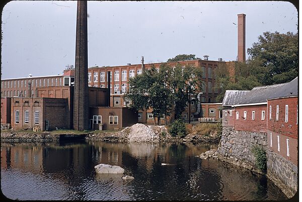 [654 Views of Mills, for Fortune Article "These Dark Satanic Mills"], Walker Evans (American, St. Louis, Missouri 1903–1975 New Haven, Connecticut), Color film transparency