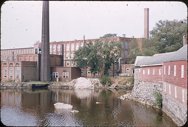 [654 Views of Mills, for Fortune Article "These Dark Satanic Mills"], Walker Evans (American, St. Louis, Missouri 1903–1975 New Haven, Connecticut), Color film transparency
