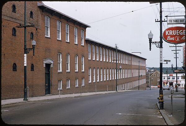 [654 Views of Mills, for Fortune Article "These Dark Satanic Mills"], Walker Evans (American, St. Louis, Missouri 1903–1975 New Haven, Connecticut), Color film transparency